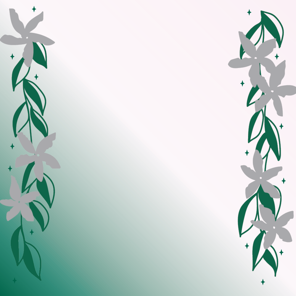 Moonlit Jasmine & Vines: Sparkle Stack Sticky Notes